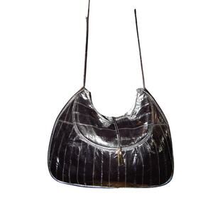 Rare Vintage Lee Sands Eel Skin Black Shoulder handbag w Wallet BOGO LimitTime